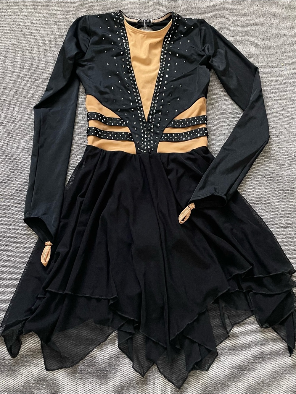 The Lineup Performance Dress with Rhinestone Detailing